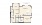 C10A - 2 bedroom floorplan layout with 2 baths and 1305 square feet.