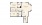 C7A - 2 bedroom floorplan layout with 2 baths and 1245 square feet.